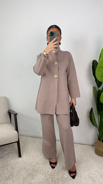 Ensemble Veste & Pantalon Beige