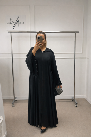 Abaya Dubaï collection prestige Noir