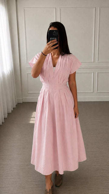 Robe patineuse rose