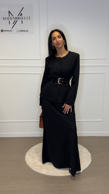 Ensemble tailleurs veste jupe Noir