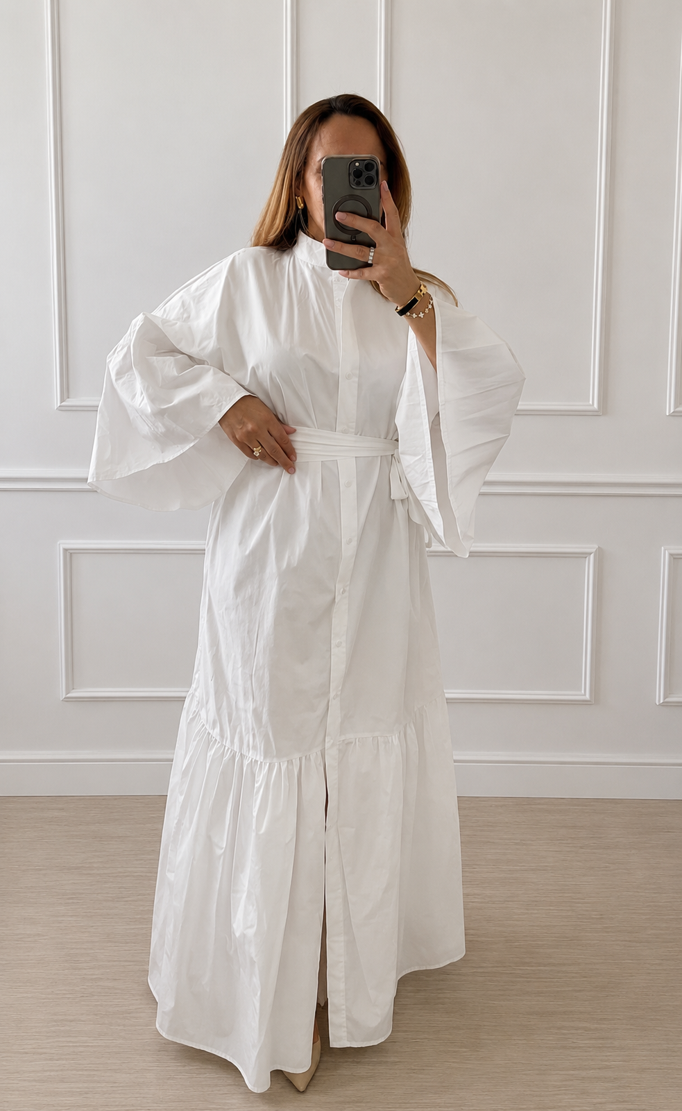 Robe  oversize blanche