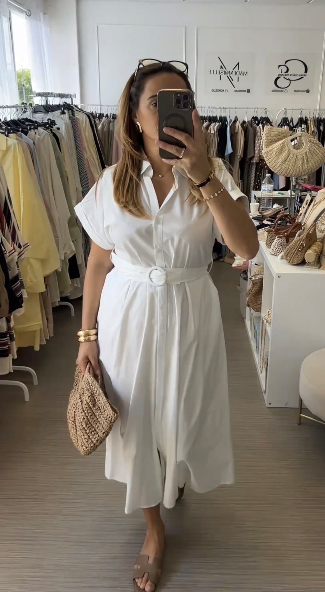 Robe patineuse blanche