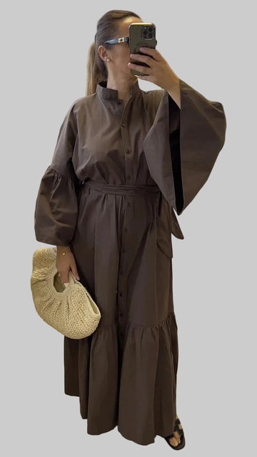 Robe manche oversize