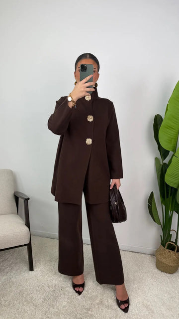 Ensemble Veste & Pantalon Marron