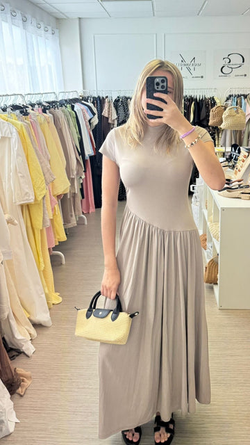 Robe asymétrique Rose