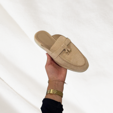 Sabots plat daim