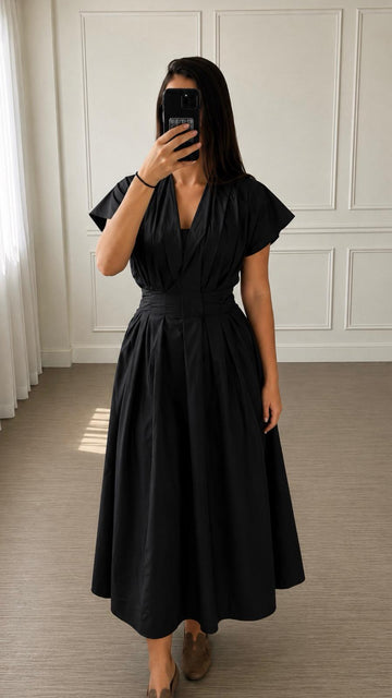 Robe patineuse noir