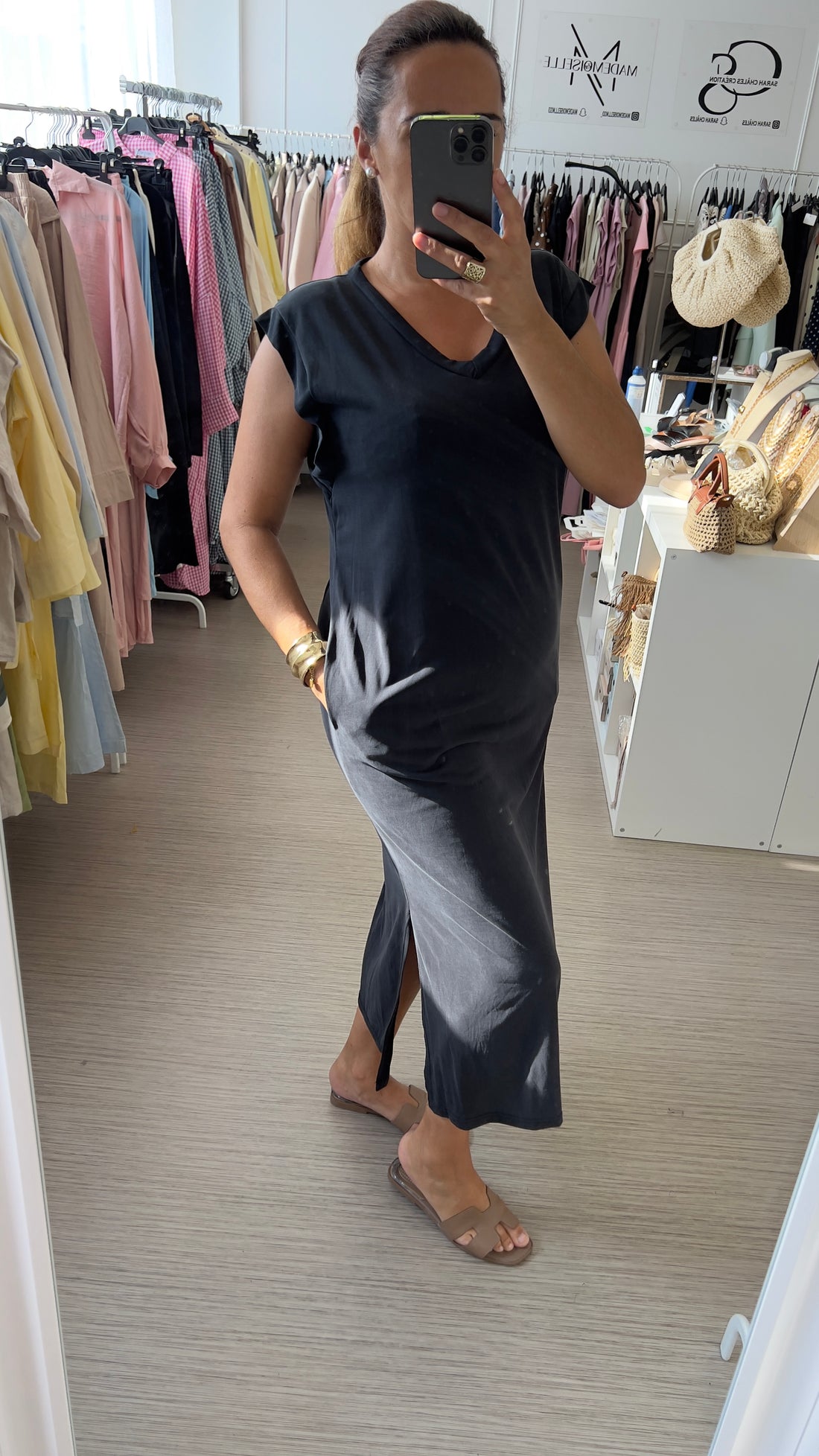 Robe fluide Noir