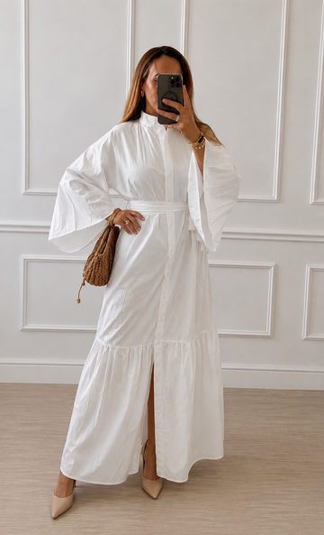 Robe  oversize blanche