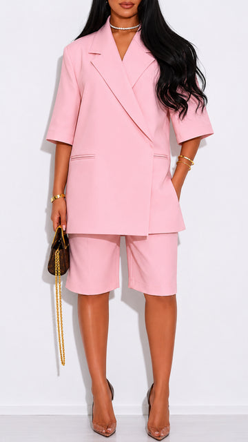 Ensemble bermuda rose pale