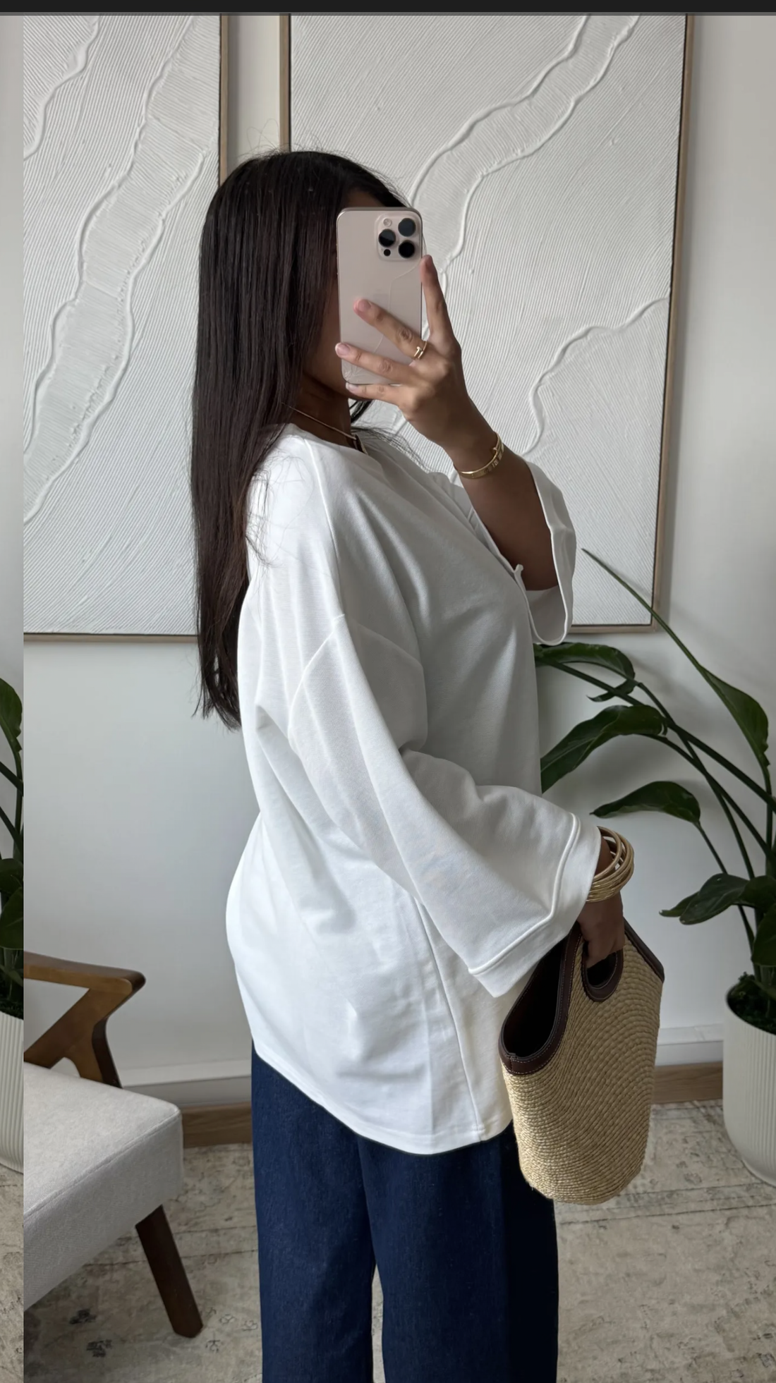 TEE shirt Oversize coton blanc qualité premium