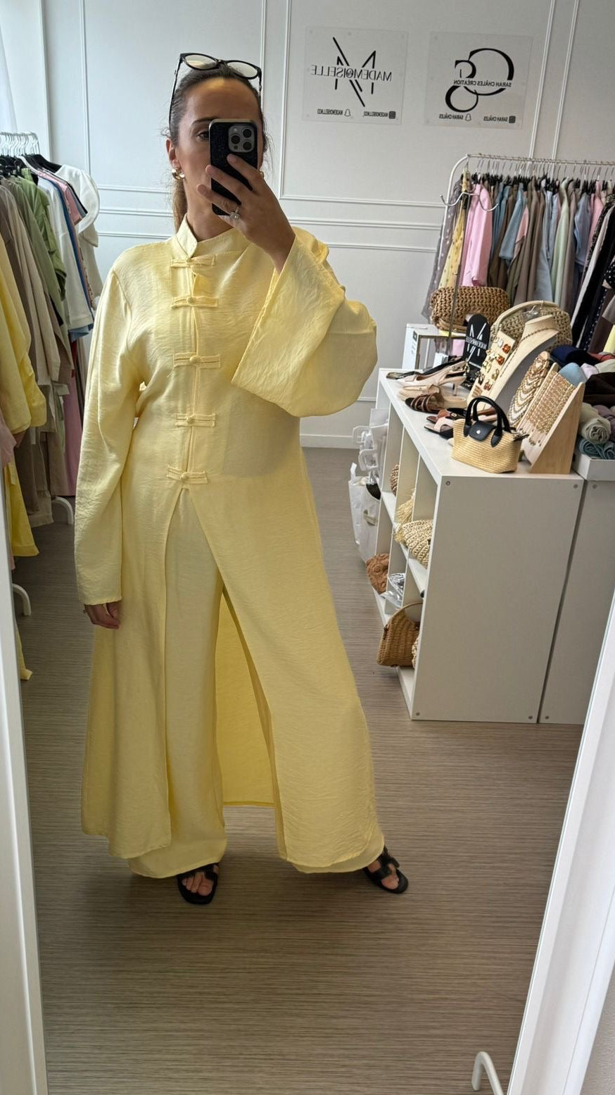 Ensemble kimono ouvert