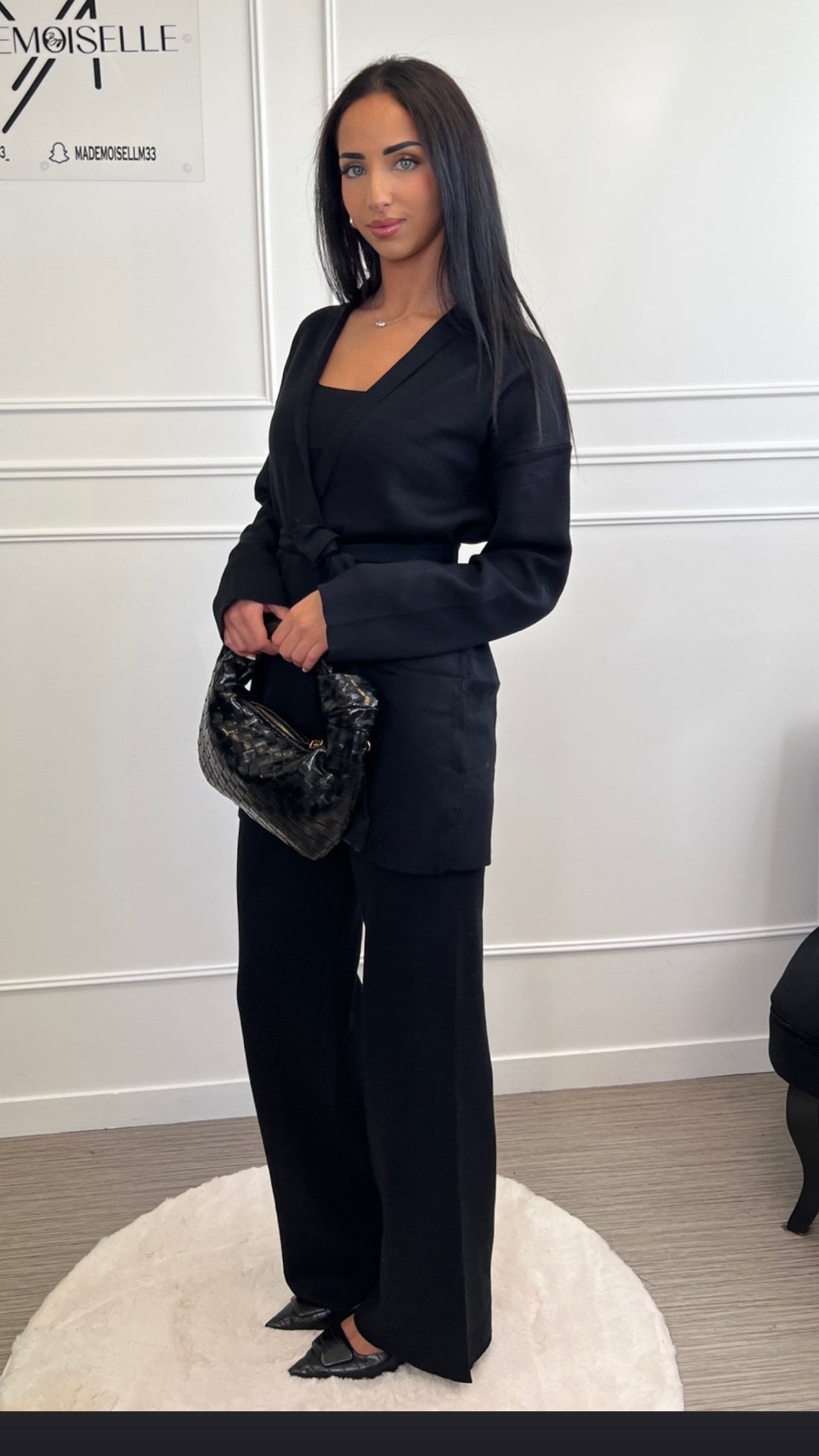 Ensemble 3 pièces en maille - chic et confortable