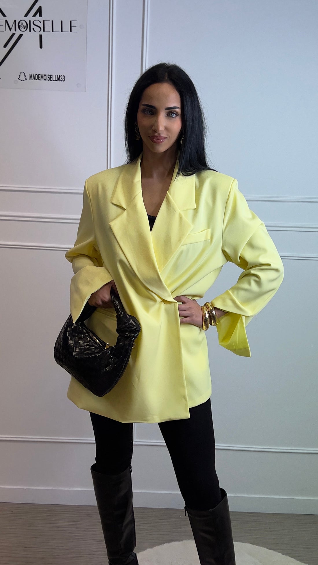 Blazer oversize Jaune